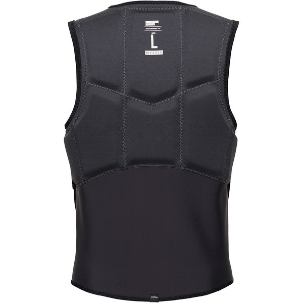 2026 Mystic Herre Star Front Zip Kite Impact Vest 35005.23023 - Black